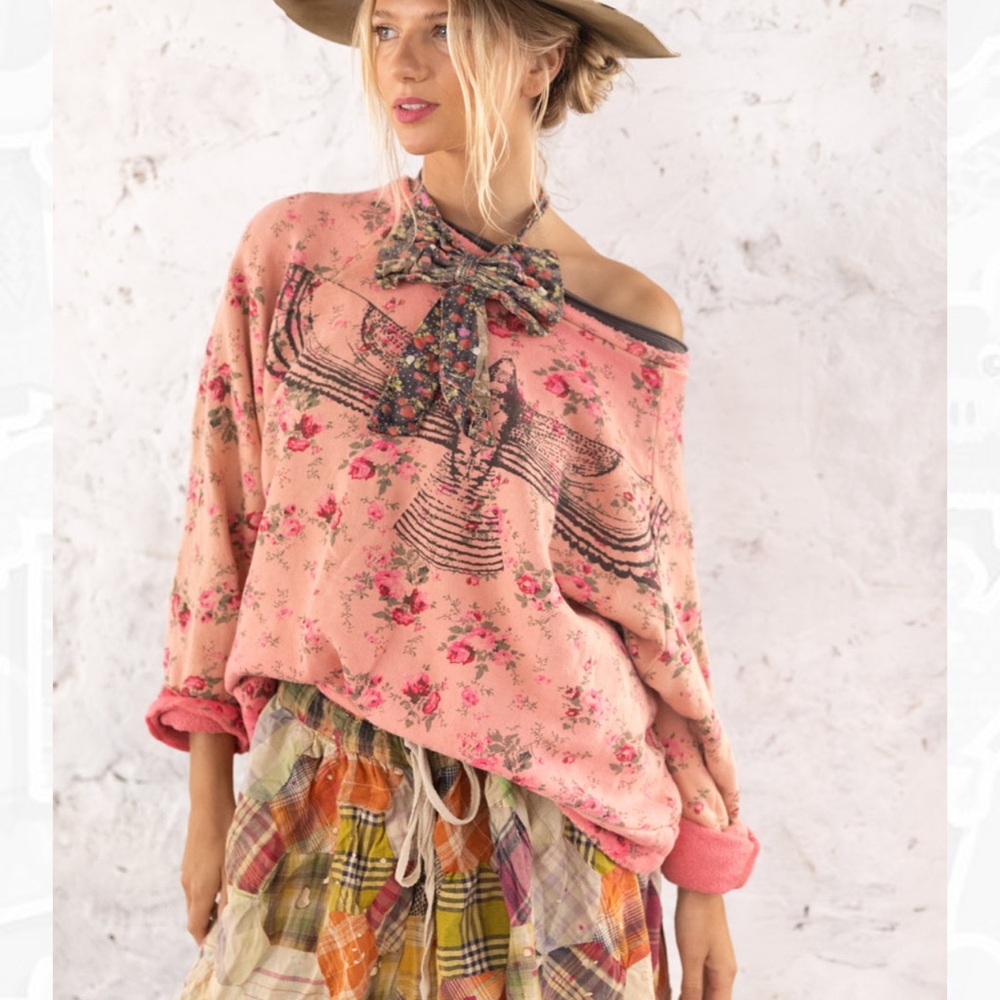Magnolia Pearl Pink Floral Sweatshirt